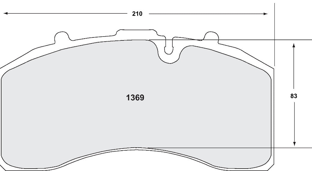 [1369.12]Performance Friction Z-Rated brake pads.FMSI(D1369)