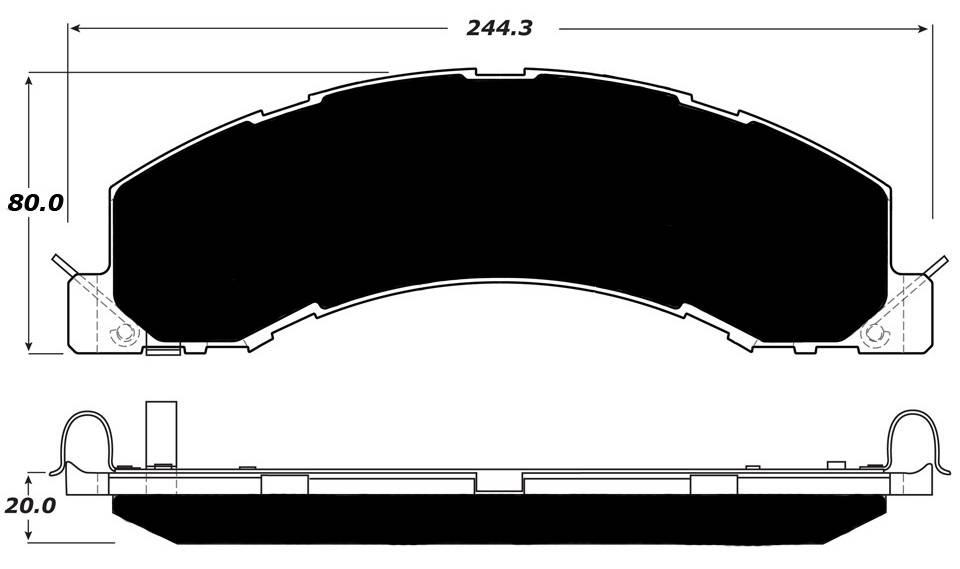[AP1335-R4-S]Porterfield R4-S Perf Street Compound (FMSI D1335 / OEM #  68034093AD, 68034093AC, 68034093AB, 68034093AA, 1BP00275AA)