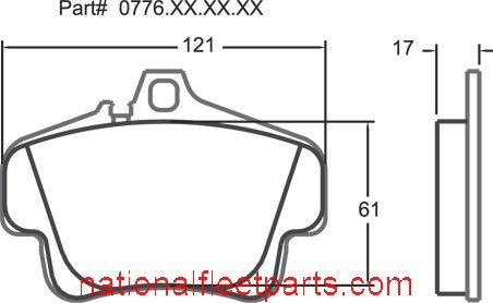 [0776.06.17.44]Pastillas de freno Performance Friction porsche 996 / boxster s delanteras / gt3 cup traseras - pastillas de freno para carreras de resistencia