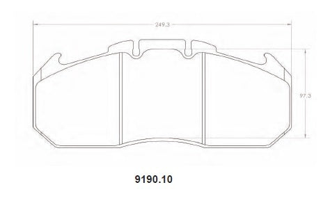 [9190.10]Pastillas de freno Performance Friction con clasificación Z.FMSI(D1310)