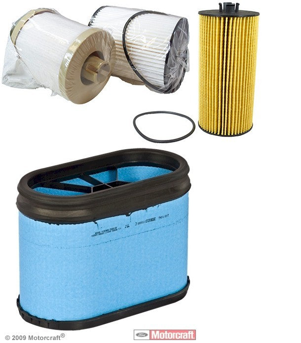 [fd4617/FL2016/FA1886]Filtro de combustible/agua, aceite y aire para Ford 6.4 litros turbo diésel