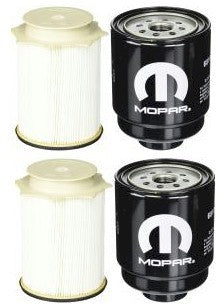 [68157291AA--68197867AB]2013-18 Ram 6.7l Cummins oem Mopar fuel filter Kit(both fuel fitlers)-2 sets
