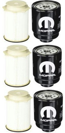 [68197867AB-68157291AA]2013-18 Ram pick up con 6.7 litros Cummins diesel-Kit de filtro de combustible Mopar-3 Juegos