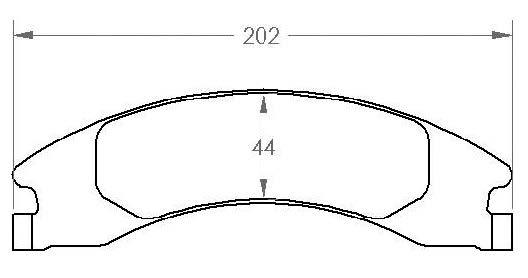 [1329.20]Performance Friction Carbon Metallic brake pads.FMSI(D1329)