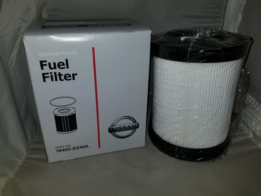 [16403-EZ40A]Genuine Nissan OEM lower fuel FIlter 2016-2019 Titan XD 5.0 V8 Cummins Diesel