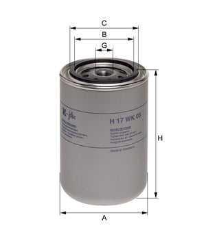 [H17WK03]Hengst filter(OE#-7984903)
