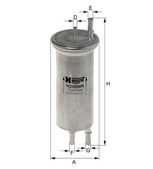 [H268WK]Filtro Hengst(OE#-16-12-6-754-016)