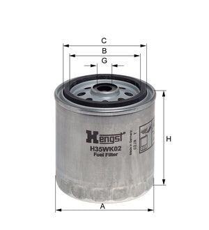 [H35WK02-D87]Filtro Hengst(OE#-001-092-14-52)