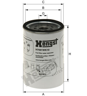 [H7091WK10]Filtro Hengst(OE#-000-477-16-02)