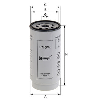 [H710WK]Hengst filter(OE#-51.125.017.288)