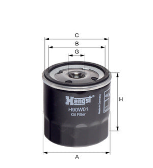 [H90W01]Hengst filter(OE#-116-3420)