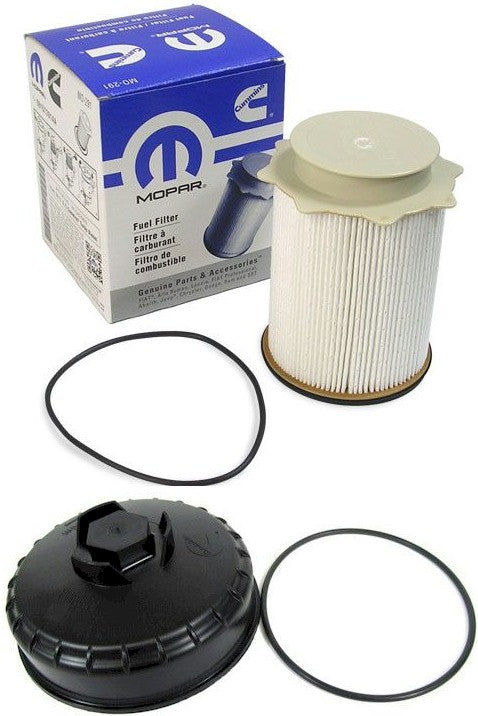 [68157291AA--68065612AA]Filtro de combustible diésel y tapa del filtro Mopar/Ram/Dodge para Ram 6.7 litros 2010-2022.