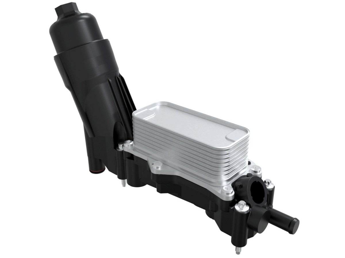 Adaptador de filtro de aceite de motor Mopar (68596318AB). Compatible con varios vehículos Jeep/Chrysler/Dodge.