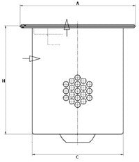 [4900155451]Mann-Filter Industrial Air/Oil Separator Element(SI - Industrial Off-Highway )