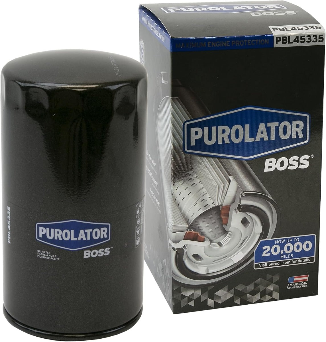 [PBL45335]PurolatorBOSS Filtro de aceite para motor diésel Cummins de 5.9L y 6.7L para Dodge/Ram(MO285,05083285aa)