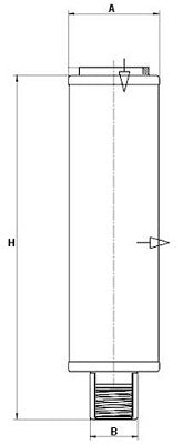 [LE-2002]Mann and Hummel Compressed air-oil separation filter