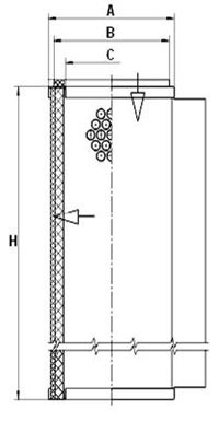 [4900050461]Mann-Filter Industrial Air/Oil Separator Element(SI - Industrial Off-Highway )