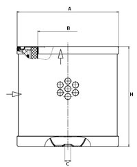 [LE-6010(4930053101)]Mann and Hummel Compressed air-oil separation