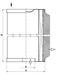 [LE-10-002(4900353103)]Elemento separador de aire/aceite industrial Mann-Filter(SI - Industrial Off-Highway En caja)