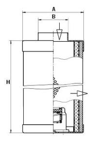 [4900050571]Mann-Filter Industrial Air/Oil Separator Element(SI - Industrial Off-Highway )