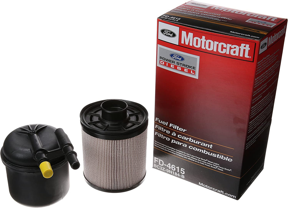 [FD4615(BC3Z9N184B)]Filtros separadores de combustible/agua Motorcraft FD4615 para Ford 6.7 litros Turbo Diésel 2011-16: Camiones Ford