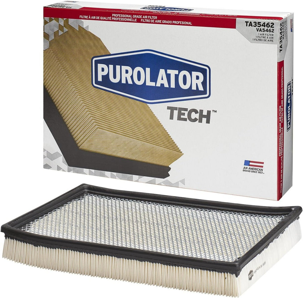 [TA35462]Filtro de aire Purolator. Ram 1500 2020+ con EcoDiesel de 3.0 L (68441763AA/AF3590)
