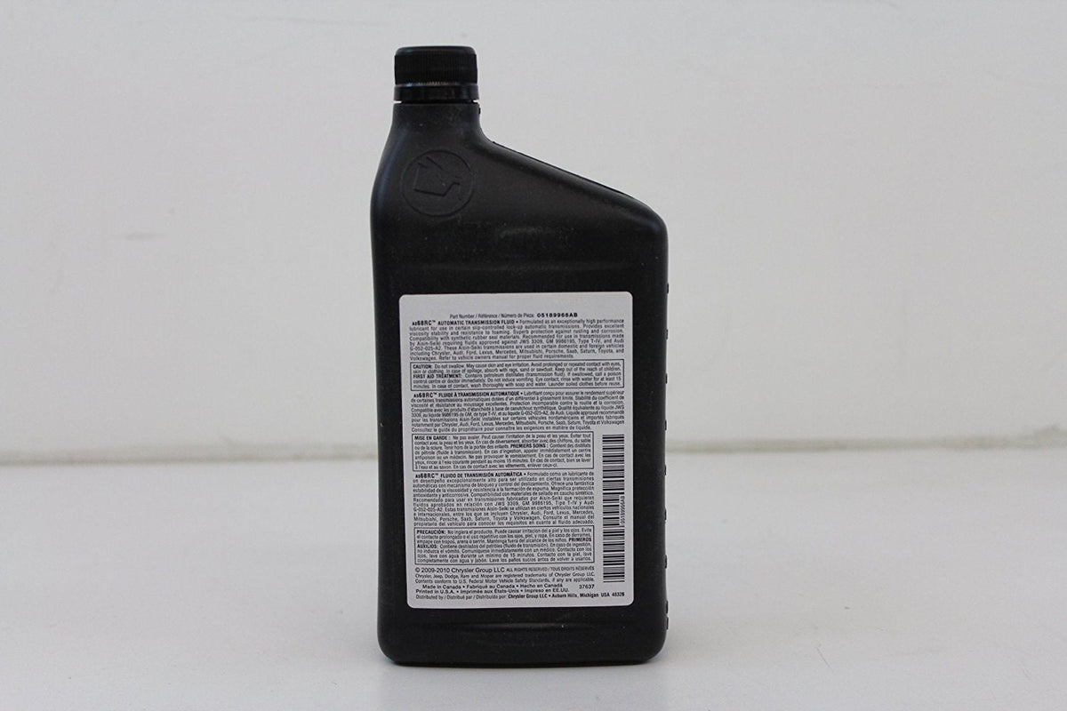 [05189966AD]Genuine Mopar Fluid 5189966AD AS68RC Automatic Transmission Fluid - 1 Quart