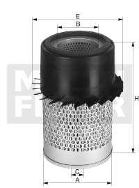 [C-1140/1]Mann-Filter European Air Filter Element(Komatsu Off-Highway YM129350-12900)