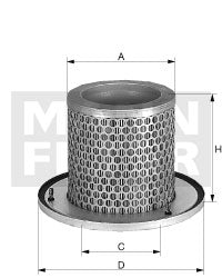 [C-1374/2]Mann-Filter European Air Filter Element(Industrial- Several Off-Highway n/a)