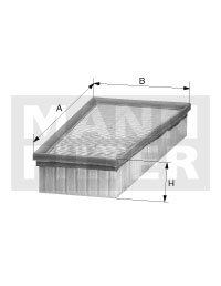 [C-27-114]Elemento filtrante de aire europeo Mann-Filter (BMW Coche de pasajeros y Camión ligero 13 71 7 542 294)