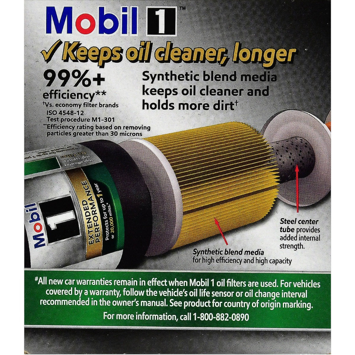 [M1-113A]Filtro de aceite Mobil 1 Extended Performance
