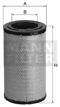 [C-37-1930]Mann-Filter Industrial Air Filter Element(Caterpillar Off-Highway 106-3969)