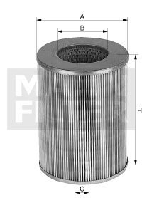 [C-420]Elemento filtrante de aire europeo Mann-Filter(SI - Camiones pesados industriales y autobuses/Maquinaria fuera de carretera )