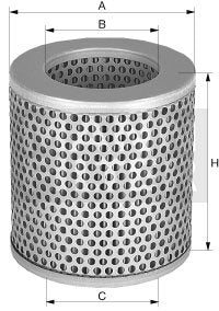 [C-712]Elemento de filtro de aire europeo Mann-Filter(SI - Camión pesado industrial y autobús/Fuera de carretera )