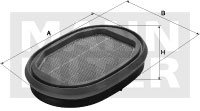 [CF-2125]Elemento de seguridad industrial Mann-Filter(SI - Industrial Fuera de carretera )