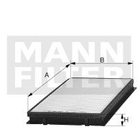 [CU-6088]Mann-Filter European Cabin Filter(SI - Industrial Heavy truck and Bus/Off-Highway )