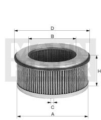 [CU-33-128]Mann-Filter Industrial Cabin Filter(John Deere Off-Highway RE291412)
