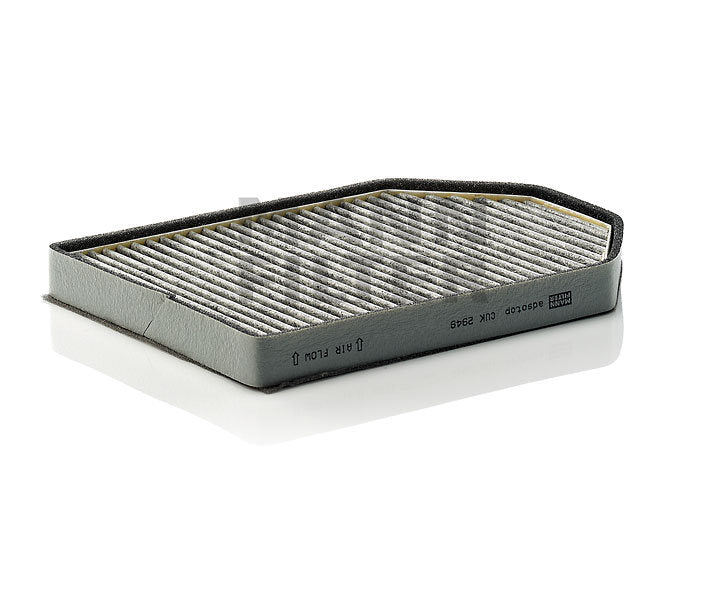 [CUK-2949-2]Filtro de cabina europeo Mann-Filter - Carbón activado (Coche de pasajeros y camión ligero Audi 4D0 898 438 A)