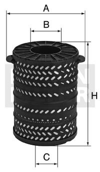 [H-34-1790/2]Mann-Filter European EDM Filter(SI - Industrial Off-Highway )