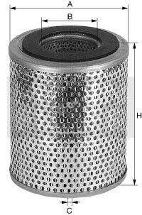 [HD-1361]Elemento filtrante de aceite de alta presión europeo Mann-Filter (SI - Camiones pesados industriales y autobuses/maquinaria fuera de carretera)