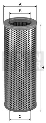 [HD-15-117]Elemento filtrante de aceite de alta presión europeo Mann-Filter (SI - Camiones pesados industriales y autobuses/maquinaria fuera de carretera)