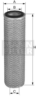 [HD-15-174/1-X]Elemento filtrante de aceite de alta presión europeo Mann-Filter(SI - Camión pesado industrial y autobús/Fuera de carretera )