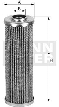 [HD-55/1]Elemento filtrante de aceite de alta presión europeo Mann-Filter(SI - Camión pesado industrial y autobús/Fuera de carretera )