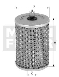 [P-1018/1]Elemento filtrante europeo de combustible Mann-Filter (Camión pesado y autobús MAN 81.12503.0012)