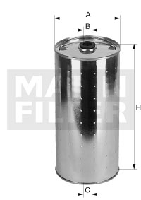 [PF-1552]Elemento filtrante de aceite de derivación europeo Mann-Filter(Deutz Off-Highway 129 3938)