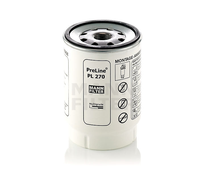 [PL-270-x]Separador de combustible/agua europeo Mann-Filter (SI - Industrial Fuera de carretera )
