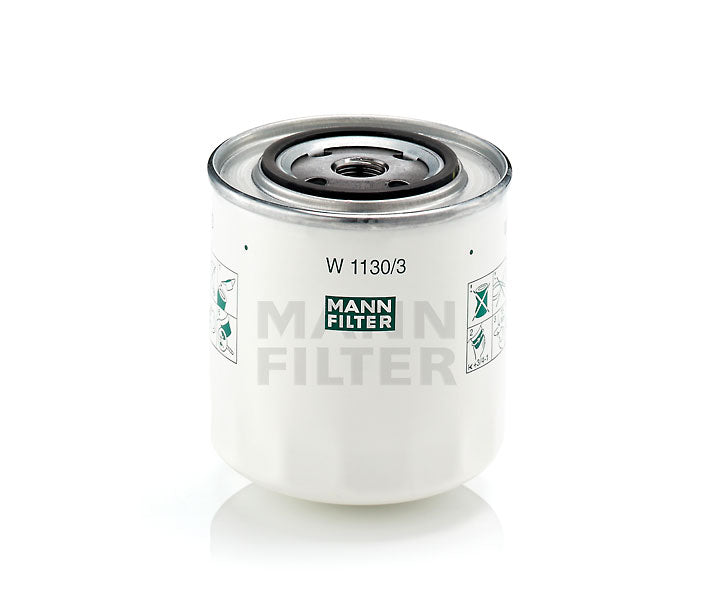 [W-1130/3]Mann-Filter European Spin-on Oil Filter(Volvo Passenger Car and Light Truck n/a)