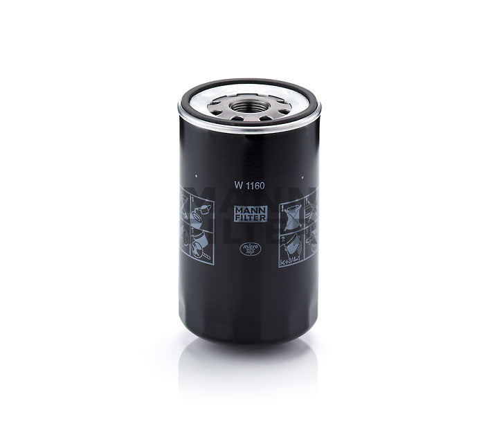 [W-1160]Filtro de aceite europeo tipo spin-on Mann-Filter (Camión pesado y autobús MAN 51.05501.7160)