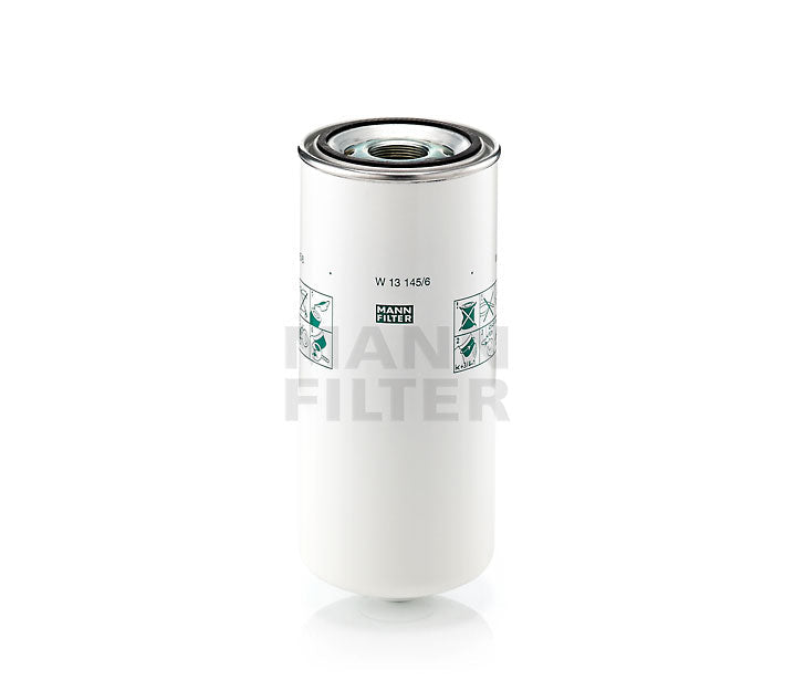 [W-13-145/6]Filtro de aceite europeo de rosca Mann-Filter(DAF Camión pesado y Autobús/Fuera de carretera 1310 901)