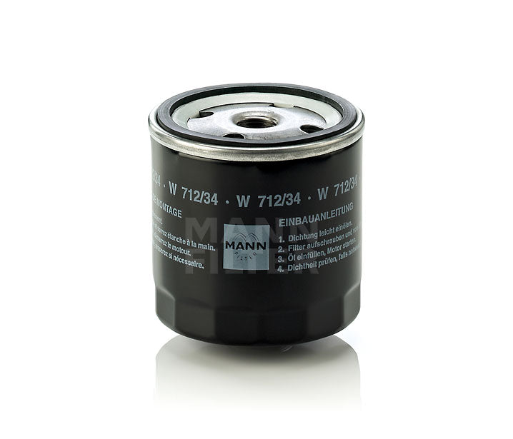 [W-712/34]Mann-Filter European Spin-on Oil Filter(SI - Industrial Heavy truck and Bus/Off-Highway )